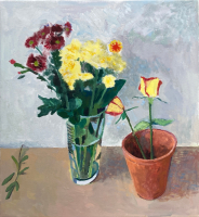 Visiting Lidl after seeing a Winifred Nicholson painting - Flowers £3.98