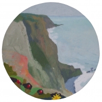 Cliffs with red outcrop 05/10/14