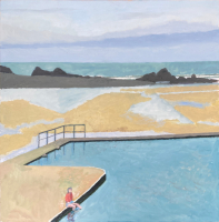 Bude Sea Pool on a sunny March day